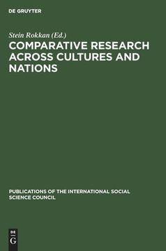 portada Comparative Research Across Cultures and Nations (en Inglés)