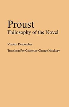 portada Proust: Philosophy of the Novel (in English)