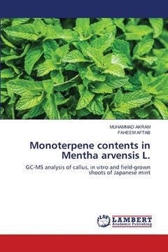 portada Monoterpene contents in Mentha arvensis L. (en Inglés)