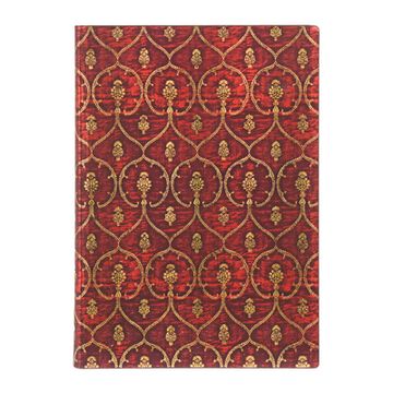 portada Paperblanks | red Velvet | Softcover Flexi | Midi | Unlined | Elastic Band Closure | 176 pg | 100 gsm (in English)