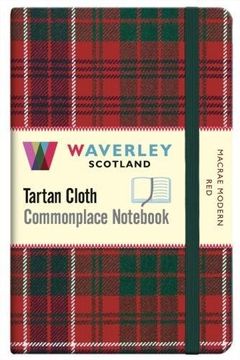 portada Macrae Modern Red: Pocket Waverley Genuine Tartan Cloth Pocket Commonplace Notebook (9Cm x 14Cm): Waverley Scotland Tartan Cloth.   (Waverley Scotland Commonplace Notebooks)