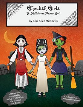 portada Ghoulish Girls: A Halloween Paper Doll (en Inglés)