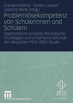 portada Problemlösekompetenz von Schülerinnen und Schülern: Diagnostische Ansätze, Theoretische Grundlagen und Empirische Befunde der Deutschen Pisa-2000-Studie (in German)