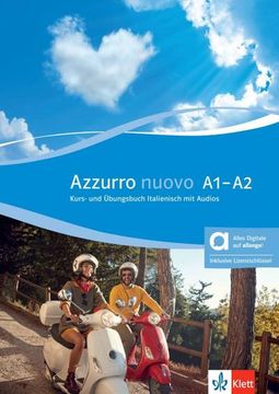 portada Azzurro Nuovo A1-A2 - Hybride Ausgabe Allango: Italienisch Fã¼R Anfã¤Nger. Kurs- und ã Bungsbuch mit Audios Inklusive Lizenzschlã¼Ssel Allango (24 Monate)