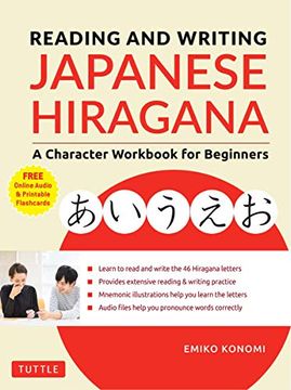 portada Reading and Writing Japanese Hiragana: A Character Workbook for Beginners (Audio Download & Printable Flash Cards) (en Inglés)