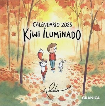 portada Kiwi Iluminado 2025 Calendario de Pared