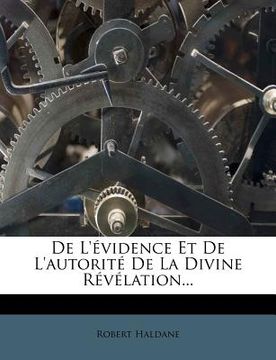 portada de l'Évidence Et de l'Autorité de la Divine Révélation... (in French)