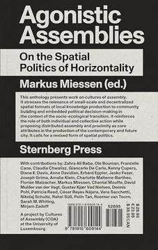 portada Agonistic Assemblies: On the Spatial Politics of Horizontality (in English)
