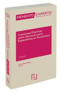 portada Memento Experto Cuestiones Prácticas Sobre Herencias Para Especialistas en Sucesiones (in Spanish)