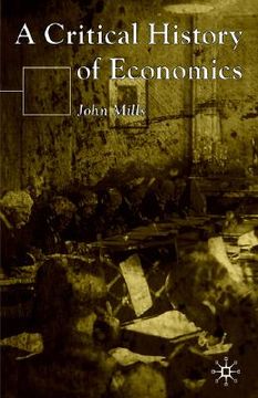 portada a critical history of economics (en Inglés)