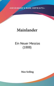 portada Mainlander: Ein Neuer Messias (1888) (in German)