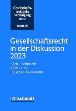 portada Gesellschaftsrecht in der Diskussion 2023 (en Alemán)