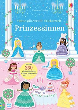 portada Meine Glitzernde Stickerwelt: Prinzessinnen (en Alemán)