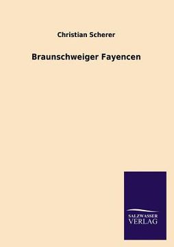 portada Braunschweiger Fayencen (en Alemán)