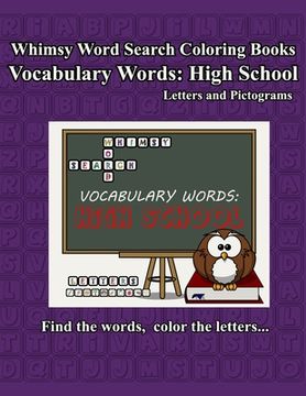 portada Whimsy Word Search Vocabulary Words: High School (en Inglés)