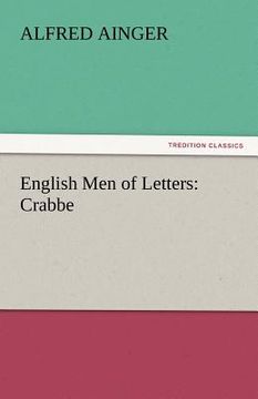 portada english men of letters: crabbe