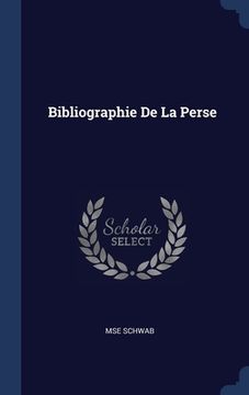 portada Bibliographie De La Perse (en Inglés)