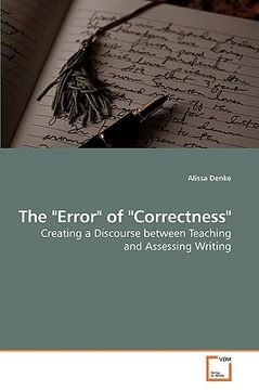 portada the "error" of "correctness" (en Inglés)