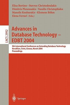 portada advances in database technology - edbt 2004: 9th international conference on extending database technology, heraklion, crete, greece, march 14-18, 200 (en Inglés)