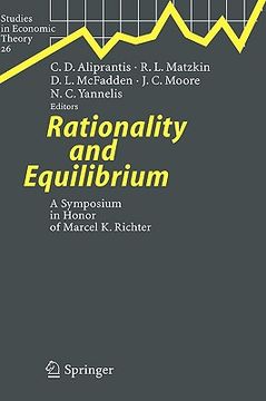 portada rationality and equilibrium: a symposium in honor of marcel k. richter (en Inglés)