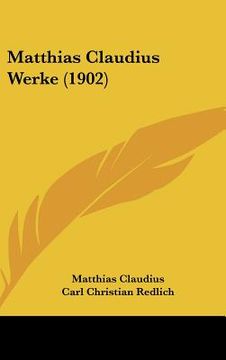 portada matthias claudius werke (1902) (en Inglés)