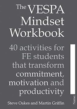 portada The Vespa Mindset Workbook: 40 Activities for Fe Students That Transform Commitment, Motivation and Productivity (en Inglés)