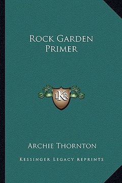 portada rock garden primer (en Inglés)