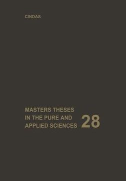 portada Masters Theses in the Pure and Applied Sciences: Accepted by Colleges and Universities of the United States and Canada Volume 28 (en Inglés)
