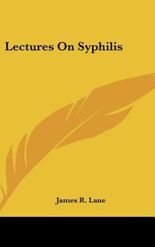 portada lectures on syphilis