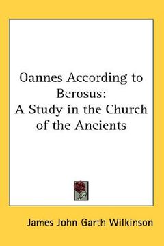 portada oannes according to berosus: a study in the church of the ancients