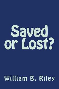portada Saved or Lost? (in English)