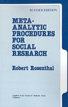 portada meta-analytic procedures for social research (in English)