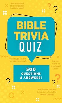 portada Bible Trivia Quiz: 500 Questions and Answers! (en Inglés)