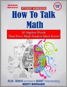 portada How to Talk Math: 30 ALGEBRA words that every math student MUST KNOW! (in English)