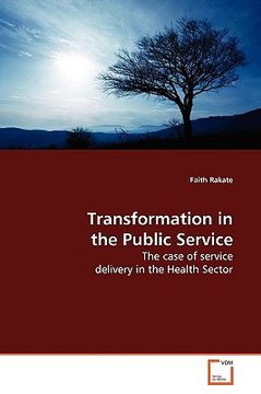 portada transformation in the public service (en Inglés)