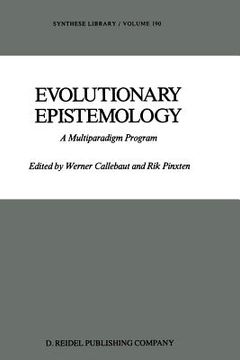 portada Evolutionary Epistemology: A Multiparadigm Program (en Inglés)
