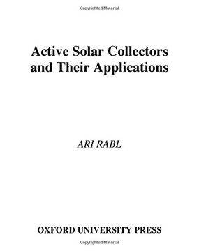 portada Active Solar Collectors and Their Applications (en Inglés)