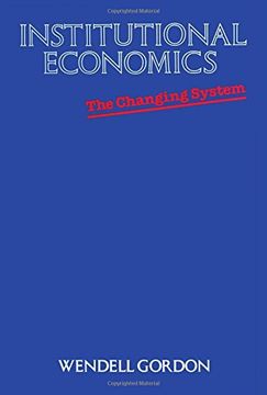 portada institutional economics: the changing system (en Inglés)