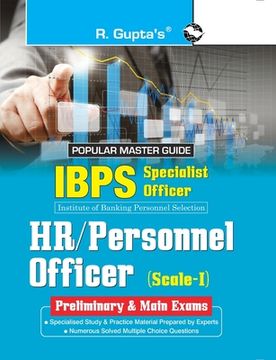 portada IBPSSpecialist Officers (HR/Personnel Officer) ScaleI (Preliminary & Main) Exam Guide (en Inglés)
