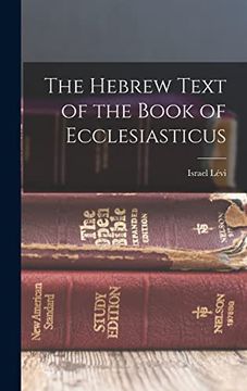 portada The Hebrew Text of the Book of Ecclesiasticus (en Inglés)