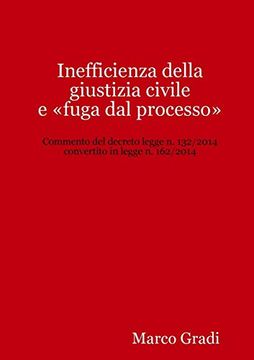portada Inefficienza Della Giustizia Civile e Fuga dal Processo (en Italiano)