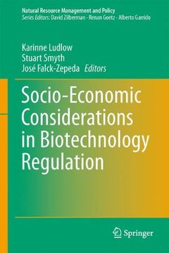 portada Socio-Economic Considerations in Biotechnology Regulation (Natural Resource Management and Policy)