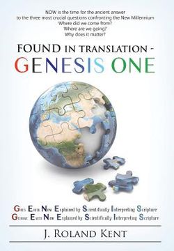 portada Found in Translation - GENESIS ONE (in English)