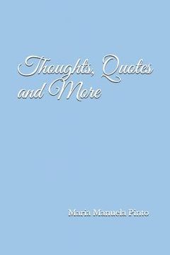 portada Thoughts, Quotes and More (en Inglés)