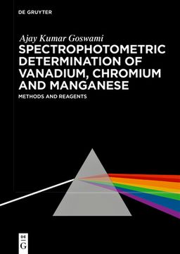 portada Spectrophotometric Determination of Vanadium, Chromium and Manganese: Reagents and Methods (in English)