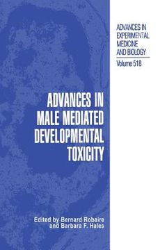 portada Advances in Male Mediated Developmental Toxicity (en Inglés)
