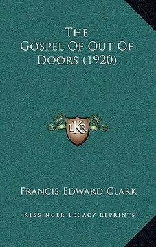 portada the gospel of out of doors (1920) (en Inglés)