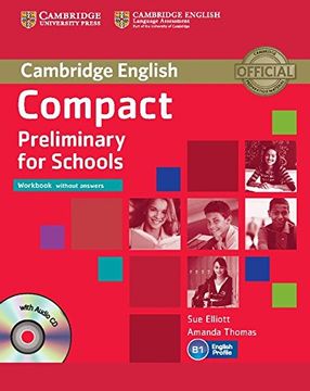 portada Compact Preliminary for Schools Workbook Without Answers With Audio cd 