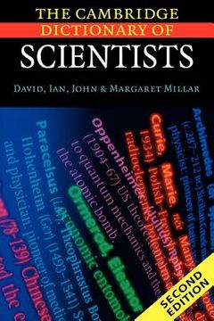 portada Camb Dictionary of Scientists 2ed (in English)