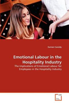 portada emotional labour in the hospitality industry (en Inglés)